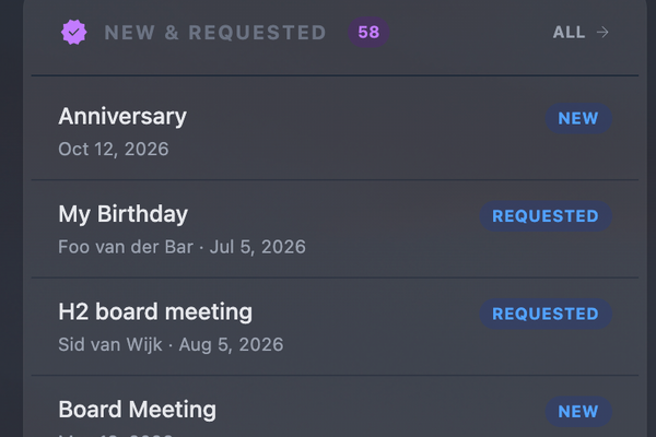 External event request portal for partners and stakeholders